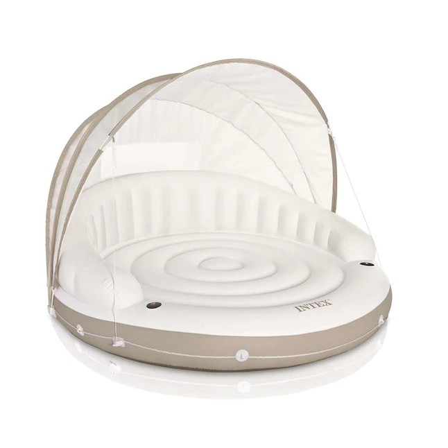 Intex 2-Seat White Inflatable Raft