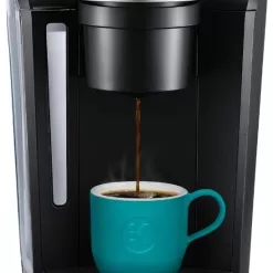 Keurig K-Select Coffee Maker, Single Serve K-Cup Pod Coffee Brewer, With Strength Control and Hot Water On Demand, Matte Black