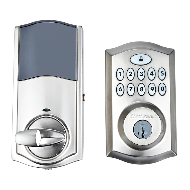 Kwikset SmartCode 913 Satin Nickel Single Cylinder Electronic Deadbolt Lighted Keypad - Image 3