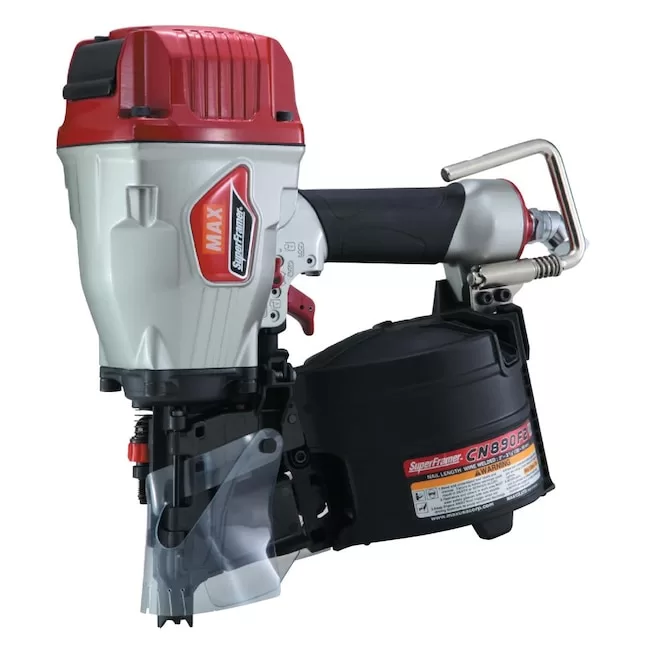 MAX CN890F2 15-Degree Pneumatic Framing Nail Gun (Nailer)