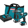 Makita CT225SYX 18V LXT Lithium-Ion Compact 2-Piece Combo Kit (Driver-Drill/Impact Driver)