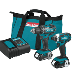Makita CT225SYX 18V LXT Lithium-Ion Compact 2-Piece Combo Kit (Driver-Drill/Impact Driver)