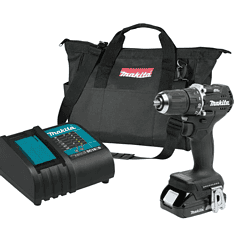 Makita XFD15SY1B 18V LXT Sub-Compact Lithium-Ion Brushless Cordless 1/2 in. Driver Drill Kit, 1.5Ah