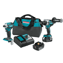 Makita XT288T 18V LXT Lithium-Ion Brushless Cordless Combo Kit 5.0 Ah (2-Piece)