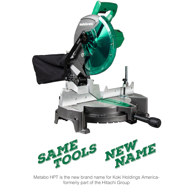 Metabo HPT Miter Saw C10FCGSM 10-in Single Bevel Compound Corded Miter Saw - Image 8