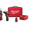 Milwaukee 2401-22-2488-20 M12 12-Volt Lithium-Ion Cordless 1/4 in. Hex Screwdriver Kit w/ M12 Lithium-Ion Cordless Soldering Iron (Tool Only)
