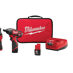 Milwaukee 2401-22-2488-20 M12 12-Volt Lithium-Ion Cordless 1/4 in. Hex Screwdriver Kit w/ M12 Lithium-Ion Cordless Soldering Iron (Tool Only)