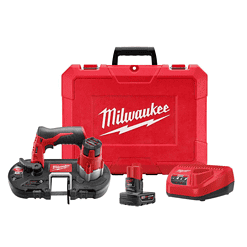 Milwaukee Band Saw 2429-21XC M12 12-Volt Lithium-Ion Cordless Sub-Compact XC Kit with One 3.0h Battery, Charger and Hard Case