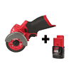 Milwaukee 2522-20-48-11-2420 M12 FUEL 12-Volt 3 in. Lithium-Ion Brushless Cordless Cut Off Saw with M12 2.0 Ah Battery