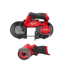 Milwaukee Band Saw 2529-20-2522-20 M12 FUEL 12V Lithium-Ion Cordless Compact with 3 in. Cut Off Saw (2-Tool)
