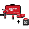 Milwaukee 2551-22-2364-20 M12 FUEL SURGE 12V Lithium-Ion Brushless Cordless 1/4 in. Hex Impact Driver Compact Kit with M12 Flood Light