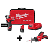 Milwaukee 2551-22-2420-20 M12 FUEL SURGE 12V Lithium-Ion Brushless Cordless 1/4 in. Hex Impact Driver Kit W/ M12 HACKZALL