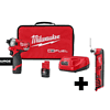 Milwaukee 2551-22-2426-20 M12 FUEL SURGE 12V Lithium-Ion Brushless Cordless 1/4 in. Hex Impact Driver Compact Kit with M12 Multi-Tool