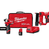 Milwaukee 2551-22-2540-20 M12 FUEL 12V Lithium-Ion Brushless Cordless SURGE 1/4 in. Hex Impact Driver and M12 23-Gauge Pin Nailer Combo Kit