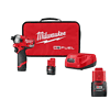 Milwaukee 2551-22-48-11-2420 M12 FUEL SURGE 12V Lithium-Ion Brushless Cordless 1/4 in. Hex Impact Driver Compact Kit with 2.0 Ah Battery