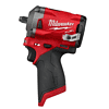 Milwaukee 2554-20 M12 FUEL 12V Lithium-Ion Brushless Cordless Stubby 3/8 in. Impact Wrench (Tool-Only)