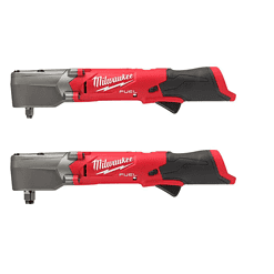 Milwaukee 2564-20-2565-20 M12 FUEL 12V Lithium-Ion Brushless Cordless 3/8 in. and 1/2 in. Right Angle Impact Wrenches Set (2-Tool)