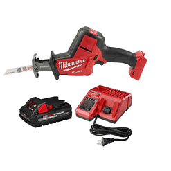 Milwaukee 2719-20-48-59-1835 M18 FUEL 18-Volt Lithium-Ion Brushless Cordless HACKZALL Reciprocating Saw with 3.0 Ah Battery and Charger