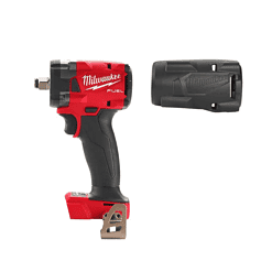 Milwaukee 2855-20-49-16-2854 M18 FUEL Gen-2 18V Lithium-Ion Brushless Cordless 1/2 in. Compact Impact Wrench with Friction Ring and Boot