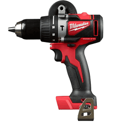 Milwaukee 2902-20 M18 18-Volt Lithium-Ion Brushless Cordless 1/2 in. Compact Hammer Drill Tool Only