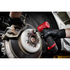 Milwaukee 2485-22 M12 FUEL 12-Volt Lithium-Ion Brushless Cordless 1/4 in. Right Angle Die Grinder Kit w/ (2) 2.0Ah Batteries