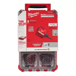 Milwaukee 49-56-9295 BIG HAWG Carbide Hole Saw Kit (9-Piece) with PACKOUT Case
