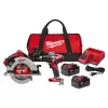 Milwaukee M18 18-Volt Lithium Brushless Cordless Hammer Drill and Circular Saw Combo Kit