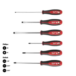 Milwaukee 48-22-9516 Ratcheting Wrench and 48-22-2706 Screwdriver Mechanics Tool Set (21-Piece)