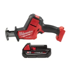 Milwaukee Reciprocating Saw 2719-20-48-11-1820 M18 FUEL 18-Volt Lithium-Ion Brushless Cordless HACKZALL with 2.0 Ah Battery