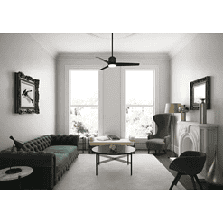 Moxie 52 in. Integrated LED Indoor Matte Black Ceiling Fan Light Remote Control