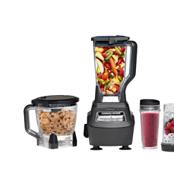 NINJA BL770 Mega Kitchen System 72 oz. 5-Speed Black Blender and Food Processor with Travel Cups