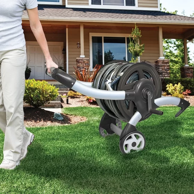 NeverLeak Aluminum 200-ft Cart Hose Reel - Image 6