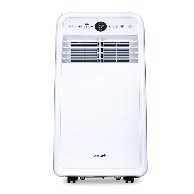 NewAir 4000-BTU DOE (7500-BTU ASHRAE) 120-Volt White Vented Portable Air Conditioner