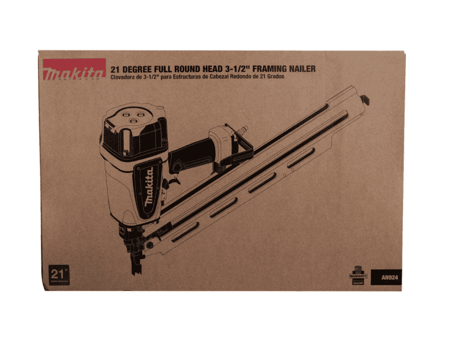 Makita AN924 3-1/2 in. 21° Pneumatic Full Round Head Framing Nailer