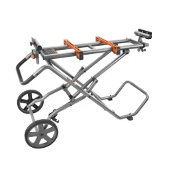 RIDGID AC9946 Universal Mobile Miter Saw Stand with Mounting Braces