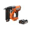 RIDGID R09891B-AC8400802 18V Brushless Cordless 18-Gauge 2-1/8 in. Brad Nailer with CLEAN DRIVE Technology with 18V 2.0 Ah Lithium-Ion Battery