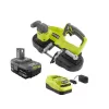 RYOBI Band Saw P590K1 ONE+ 18V Cordless 2-1/2 in. Compact with (1) 4.0 Ah Lithium-ion Battery and 18V Charger