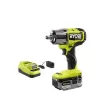 RYOBI P262K1 ONE+ HP 18V Brushless Cordless 4-Mode 1/2 in. Impact Wrench Kit w/ 4.0 Ah HIGH PERFORMANCE Lithium-Ion Battery & Charger
