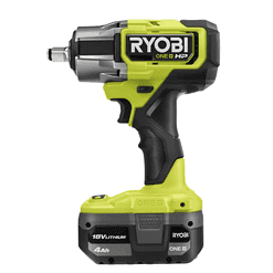 RYOBI P262K1 ONE+ HP 18V Brushless Cordless 4-Mode 1/2 in. Impact Wrench Kit w/ 4.0 Ah HIGH PERFORMANCE Lithium-Ion Battery & Charger