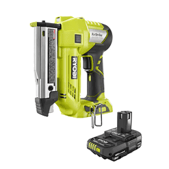 RYOBI P318-PBP006 ONE+ 18V Cordless AirStrike 23-Gauge 1-3/8 in. Headless Pin Nailer with Lithium-Ion 2.0 Ah Compact Battery
