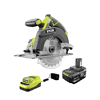 RYOBI P507K1 ONE+ 18V Cordless 6-1/2 in. Circular Saw Kit with 4.0 Ah Battery and 18V Charger
