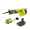 RYOBI P519-PSK005 ONE+ 18V Cordless Reciprocating Saw with 2.0 Ah Battery and Charger