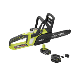 RYOBI P547 ONE+ 18V 10 in. Cordless Battery Chainsaw with 1.5 Ah Battery and Charger
