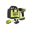 RYOBI PBLDD01K ONE+ HP 18V Brushless Cordless 1/2 in. Drill/Driver Kit with (2) 2.0 Ah HIGH PERFORMANCE Batteries, Charger, and Bag