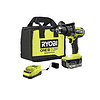 RYOBI PBLHM101K ONE+ HP 18V Brushless Cordless 1/2 in. Hammer Drill Kit with (1) 4.0 Ah High Performance Battery, Charger, and Tool Bag