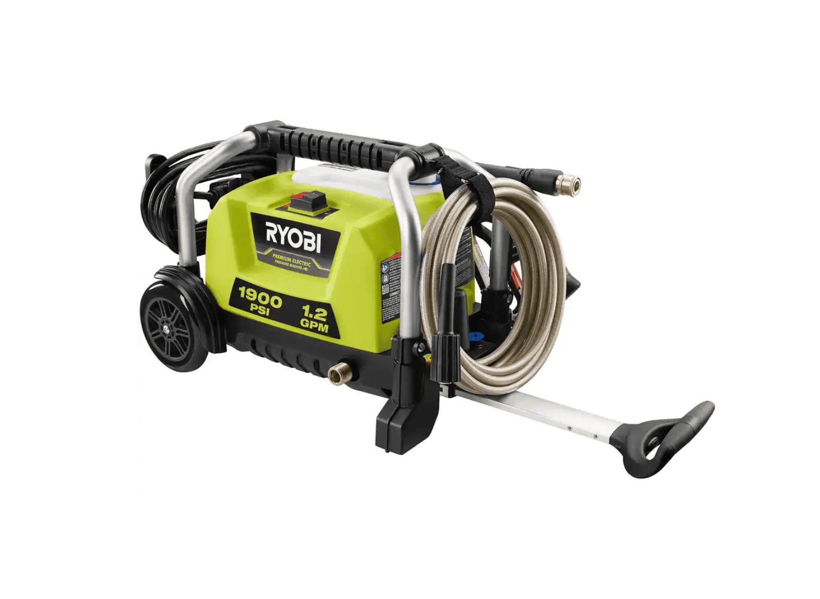 RYOBI Electric Pressure Washer with 1900 PSI and 1.2 GPM