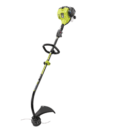 RYOBI RY252CS 25 cc 2-Stroke Attachment Capable Full Crank Curved Shaft Gas String Trimmer