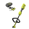 RYOBI RY40226 40V Expand-It Cordless Battery Attachment Capable Trimmer Power Head with 4.0 Ah Battery and Charger
