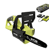 RYOBI RY40570 40V 10 in. Cordless Battery Chainsaw with 2.0 Ah Battery and Charger