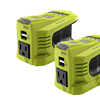 RYOBI RYi150BG-CMB1 (2) 150-Watt Battery Powered Inverter for ONE+ 18V Battery